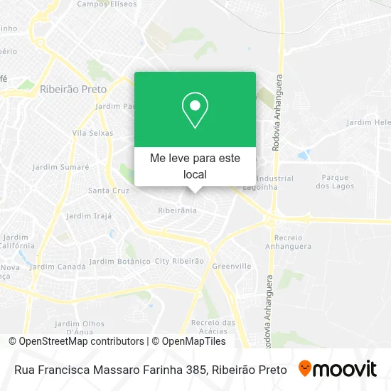 Rua Francisca Massaro Farinha 385 mapa