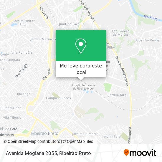 Avenida Mogiana 2055 mapa