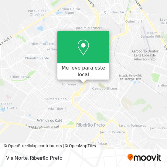 Via Norte mapa