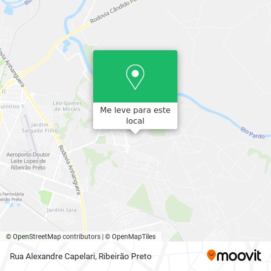 Rua Alexandre Capelari mapa