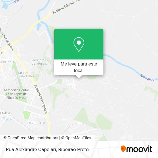 Rua Alexandre Capelari mapa