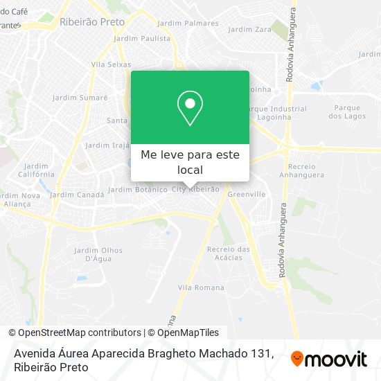 Avenida Áurea Aparecida Bragheto Machado 131 mapa