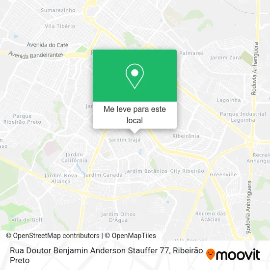 Rua Doutor Benjamin Anderson Stauffer 77 mapa