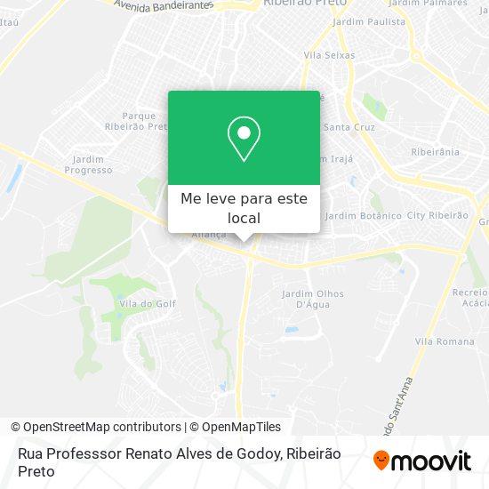 Rua Professsor Renato Alves de Godoy mapa