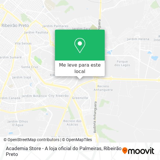 Academia Store - A loja oficial do Palmeiras mapa