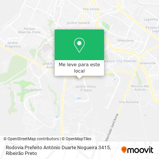 Rodovia Prefeito Antônio Duarte Nogueira 3415 mapa