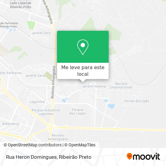 Rua Heron Domingues mapa