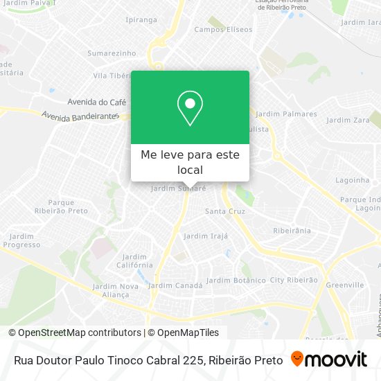 Rua Doutor Paulo Tinoco Cabral 225 mapa