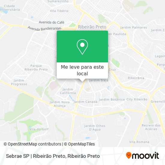 Sebrae SP | Ribeirão Preto mapa