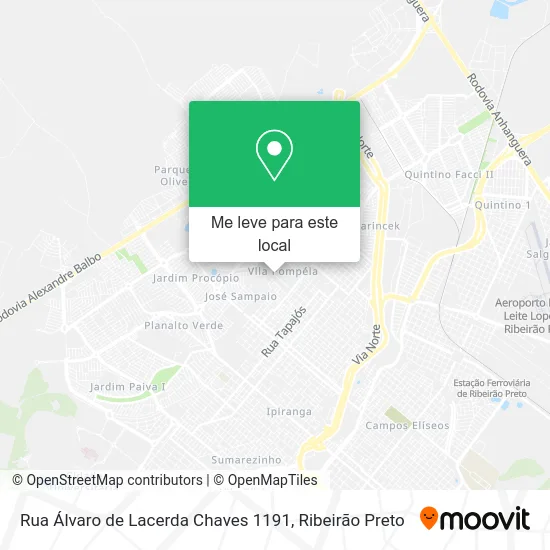 Rua Álvaro de Lacerda Chaves 1191 mapa