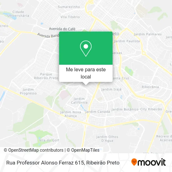 Rua Professor Alonso Ferraz 615 mapa