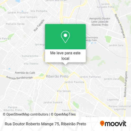 Rua Doutor Roberto Mange 75 mapa