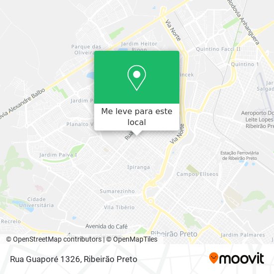 Rua Guaporé 1326 mapa