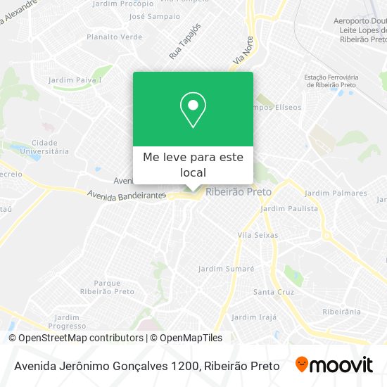 Avenida Jerônimo Gonçalves 1200 mapa