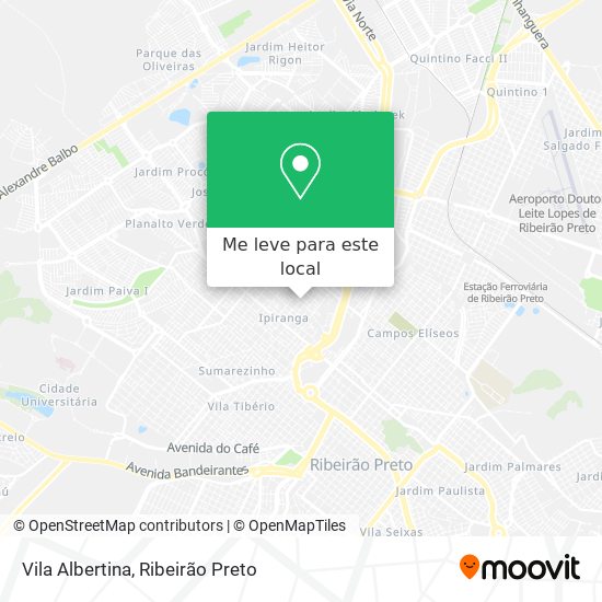 Vila Albertina mapa