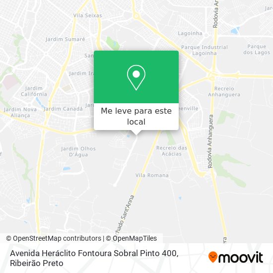 Avenida Heráclito Fontoura Sobral Pinto 400 mapa