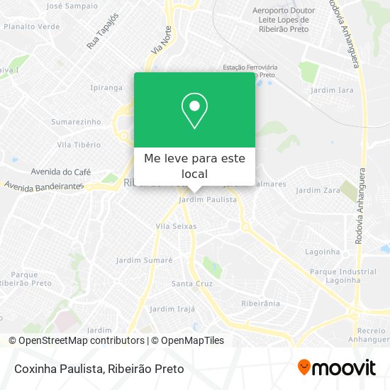 Coxinha Paulista mapa