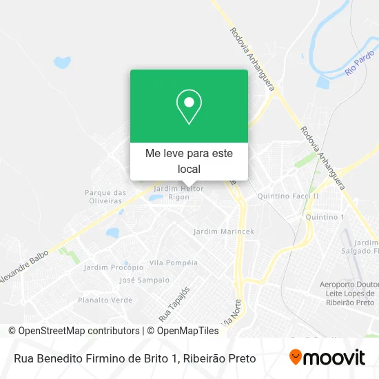 Rua Benedito Firmino de Brito 1 mapa