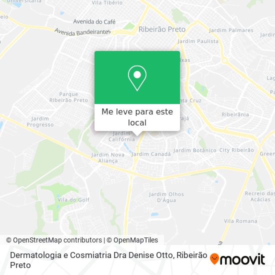 Dermatologia e Cosmiatria Dra Denise Otto mapa