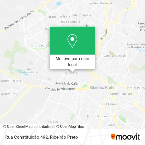 Rua Constituicão 492 mapa