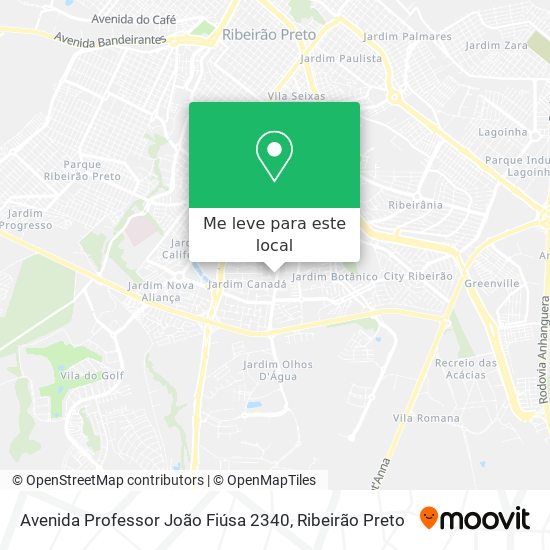 Avenida Professor João Fiúsa 2340 mapa