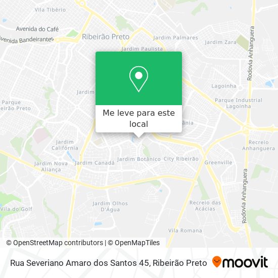 Rua Severiano Amaro dos Santos 45 mapa