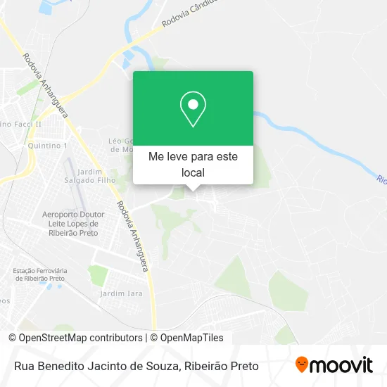 Rua Benedito Jacinto de Souza mapa