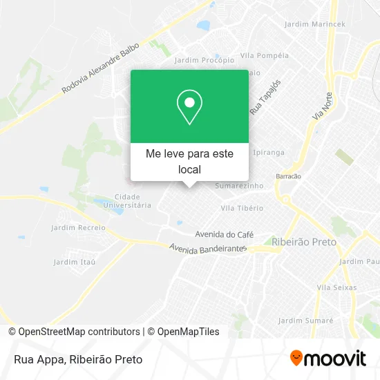 Rua Appa mapa