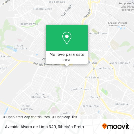 Avenida Álvaro de Lima 340 mapa
