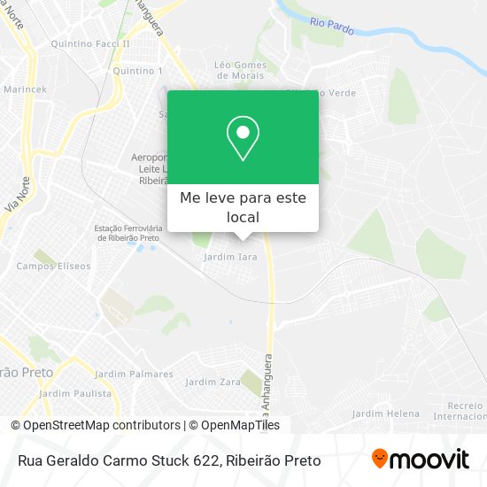 Rua Geraldo Carmo Stuck 622 mapa