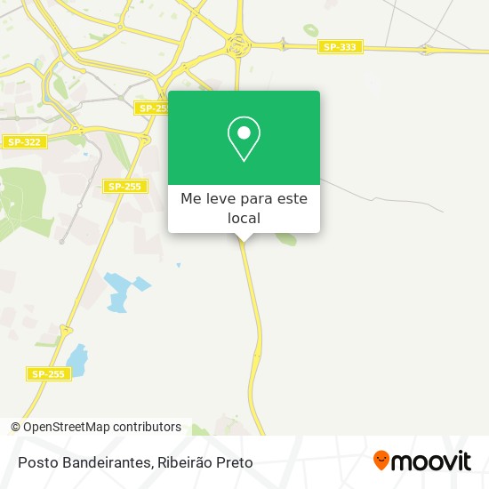 Posto Bandeirantes mapa
