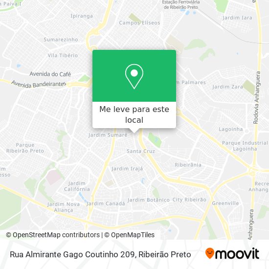 Rua Almirante Gago Coutinho 209 mapa
