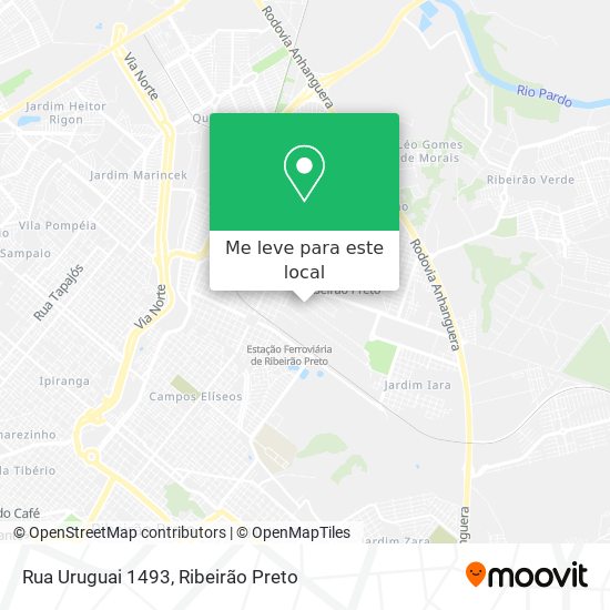 Rua Uruguai 1493 mapa