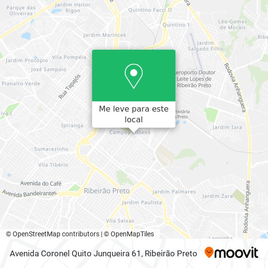 Avenida Coronel Quito Junqueira 61 mapa