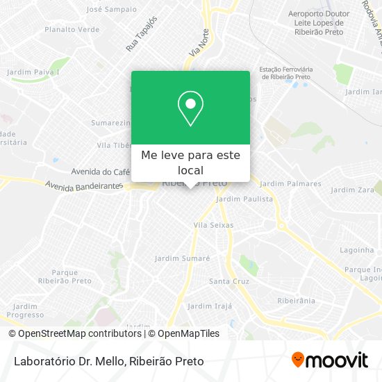 Laboratório Dr. Mello mapa