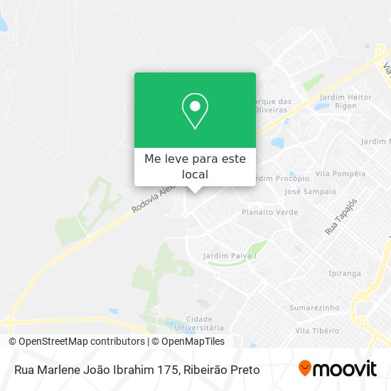 Rua Marlene João Ibrahim 175 mapa