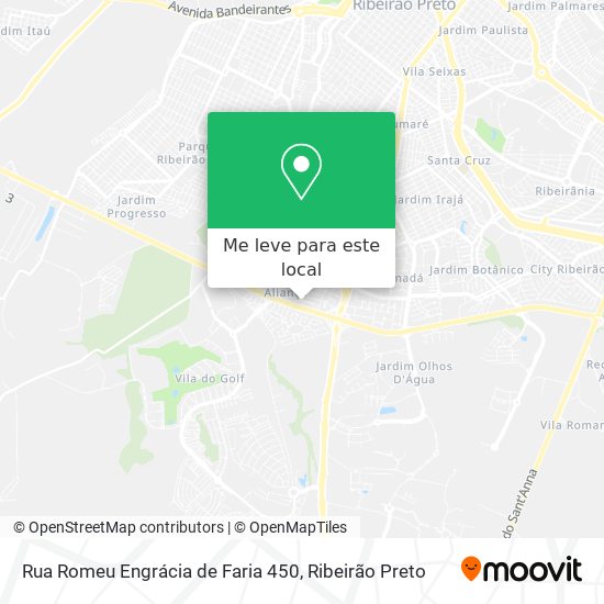 Rua Romeu Engrácia de Faria 450 mapa