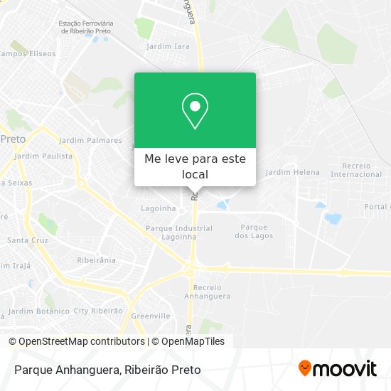 Parque Anhanguera mapa