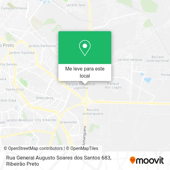 Rua General Augusto Soares dos Santos 683 mapa