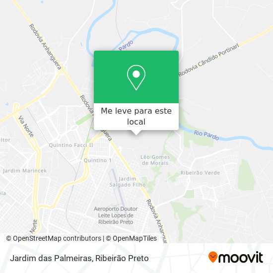 Jardim das Palmeiras mapa