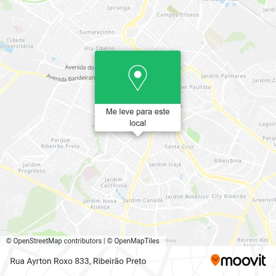 Rua Ayrton Roxo 833 mapa