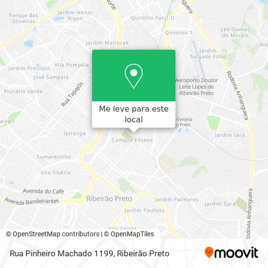 Rua Pinheiro Machado 1199 mapa
