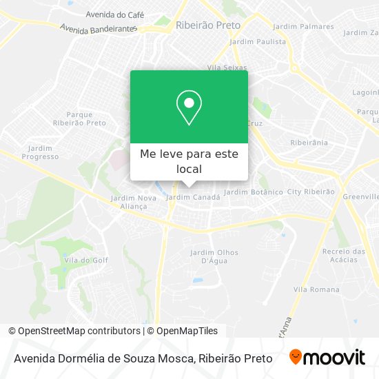 Avenida Dormélia de Souza Mosca mapa