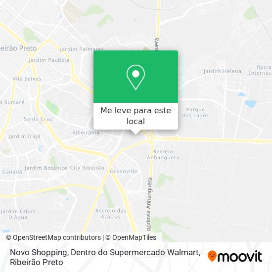 Novo Shopping, Dentro do Supermercado Walmart mapa
