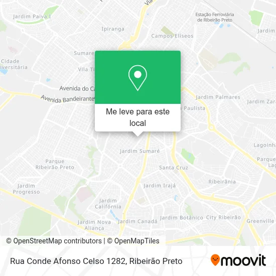 Rua Conde Afonso Celso 1282 mapa