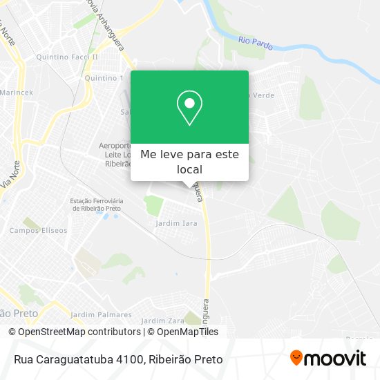 Rua Caraguatatuba 4100 mapa