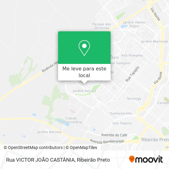 Rua VICTOR JOÃO CASTÂNIA mapa