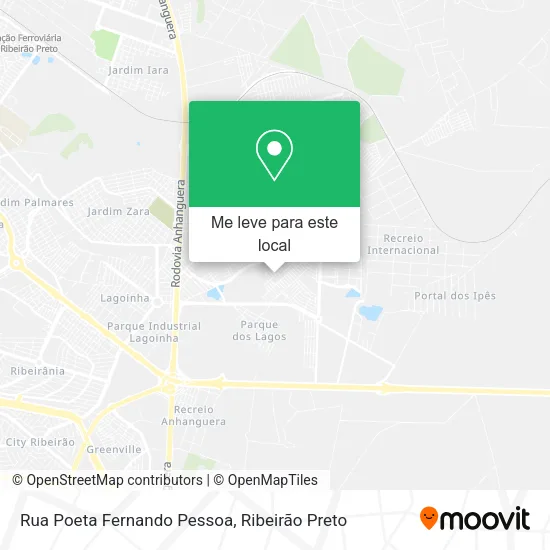 Rua Poeta Fernando Pessoa mapa