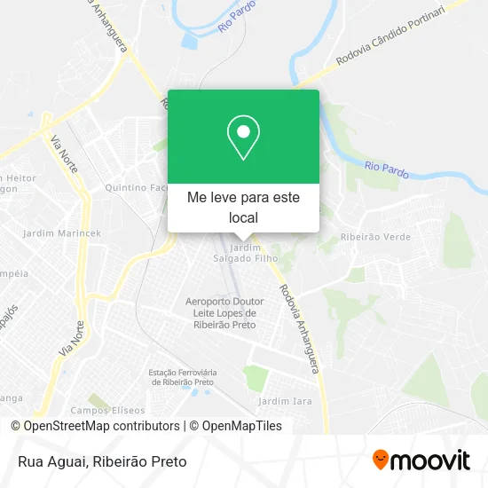 Rua Aguai mapa