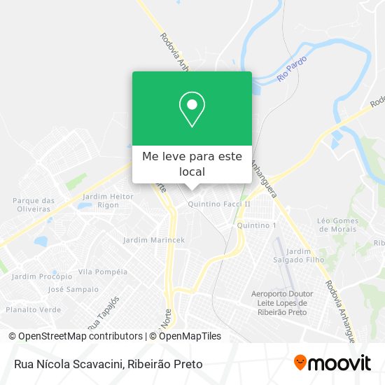 Rua Nícola Scavacini mapa